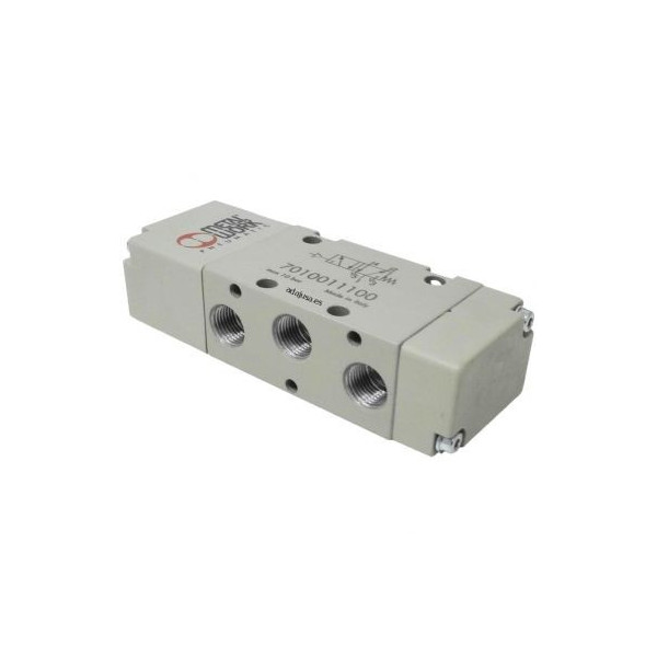 Distributeur pneumatique 1/8 5/2 monostable - Metal Work