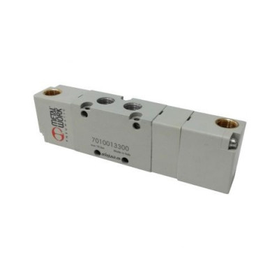 Distributeur pneumatique double 1/8 3/2 monostable NF-NO - Metal Work
