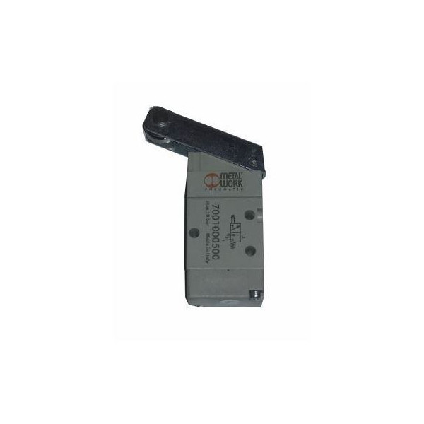 Distributeur pneumatique commande électrique 1/8 5 voies bistable assistée  24Vac 3,5VA - Metal Work