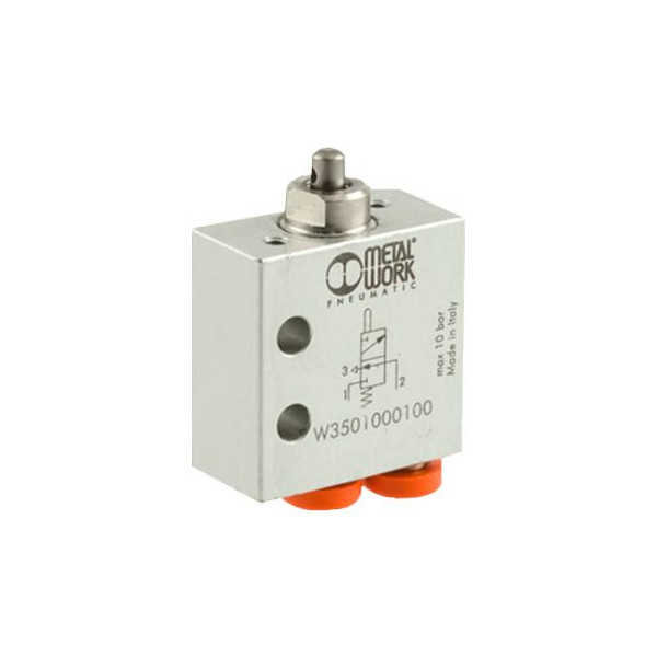 Distributeur pneumatique commande électrique 1/8 5 voies bobine monostable 24Vdc - Mindman