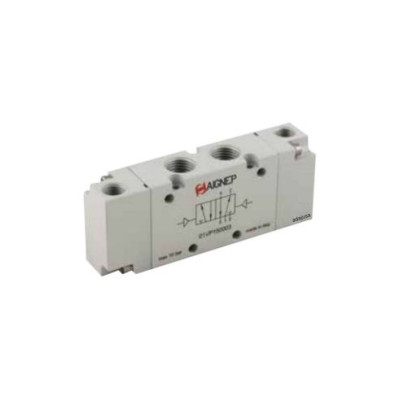 Distributeur pneumatique 1/2 5/3 centres de pression - Aignep