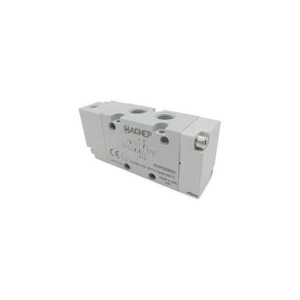 Distributeur pneumatique commande électrique 1/8 5/3 centres d’échappement  110Vac 3,5VA - Metal Work