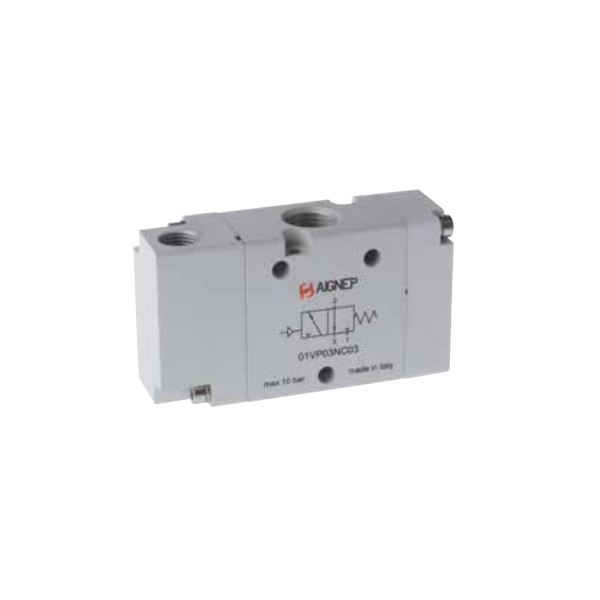 Distributeur pneumatique 1/8 3/2 bistable - Aignep