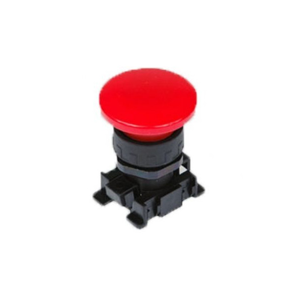 Bouton poussoir de champignon rouge - Metal Work
