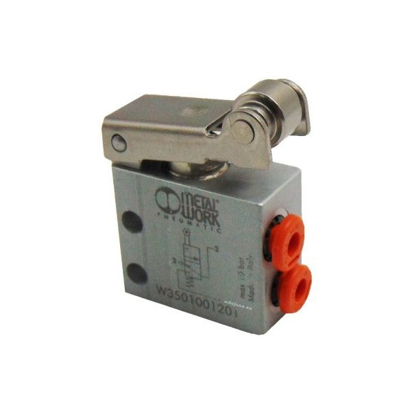 Distributeur pneumatique commande électrique double 1/8 3/2 voies NF 230 Vac - Metal Work