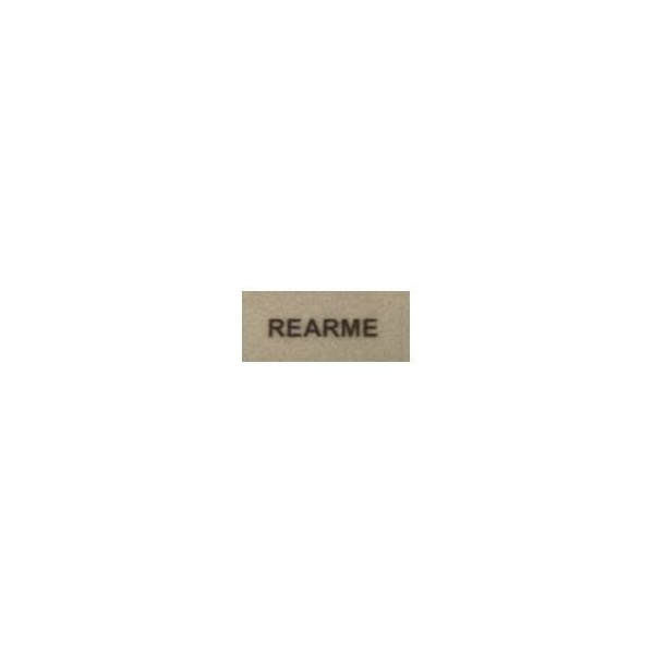 Etiquette "REARME"