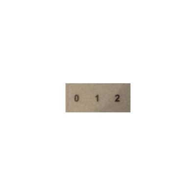 Etiquette "0-1-2"