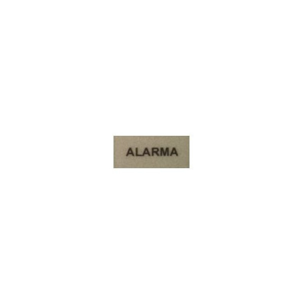 Etiquette "ALARME"