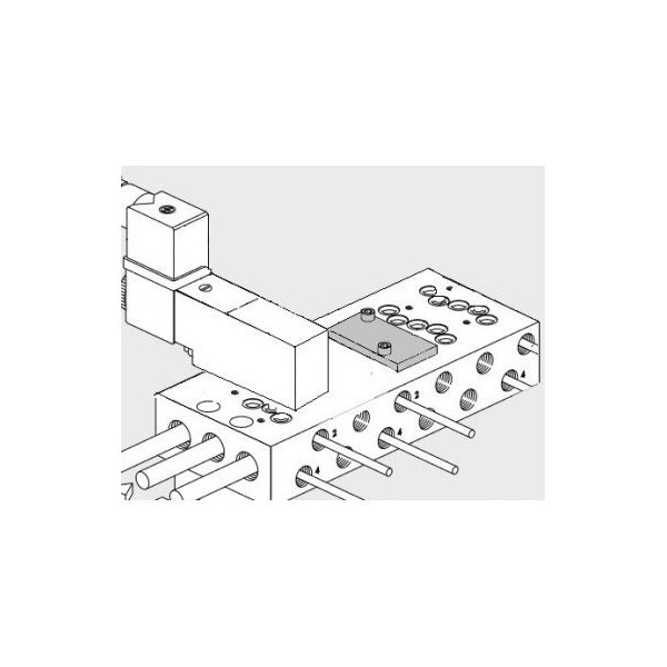 Distributeur pneumatique commande électrique 3/8 3 voies monostable NF 110 Vac - Metal Work