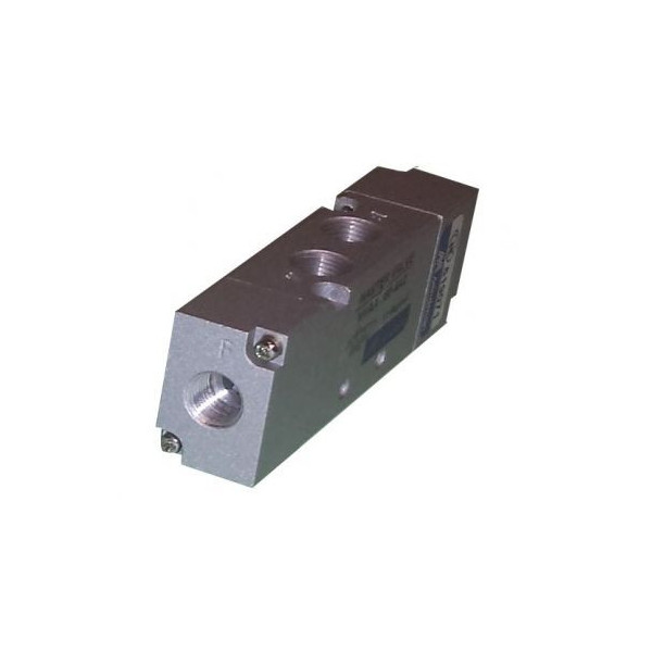 Distributeur pneumatique commande électrique 3/8 5 voies bistable 230Vac 3,5VA Metal Work