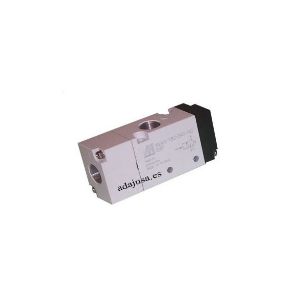 Distributeur pneumatique commande électrique 3/8 5 voies bistable différentielle 110Vac - Metal Work