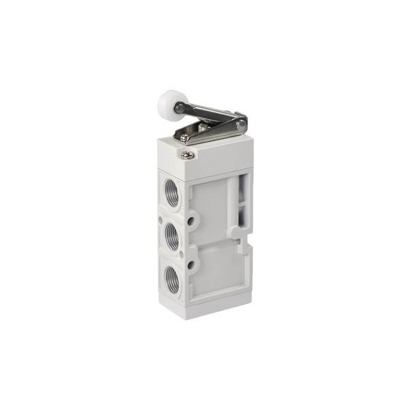 Distributeur pneumatique commande électrique 3/8 5 voies monostable bobine 24Vac - Mindman