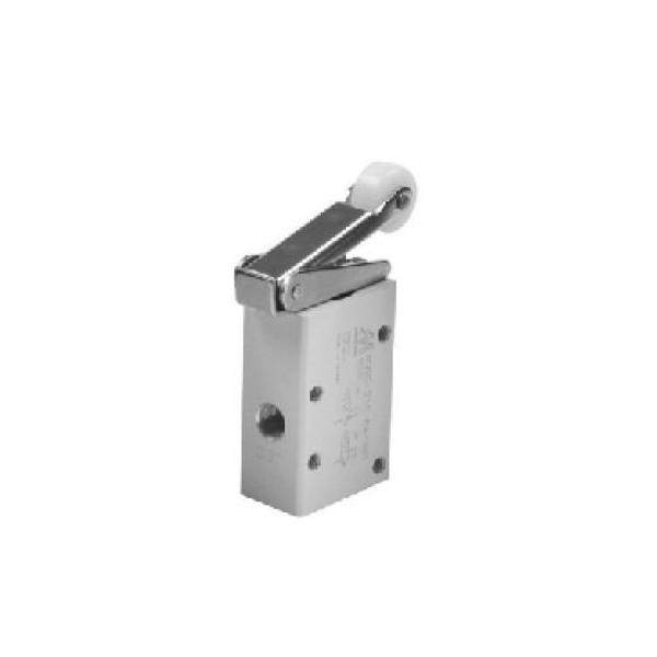 Distributeur pneumatique commande électrique 3/8 5 voies monostable sans bobine - Metal Work