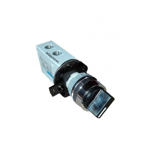 Distributeur pneumatique commande électrique ISO taille 2 monostable 24Vac - Metal Work