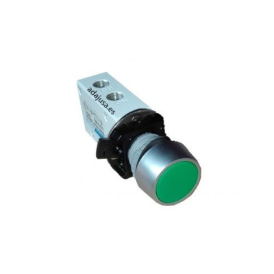 Bouton poussoir pneumatique vert avec Distributeur - Mindman