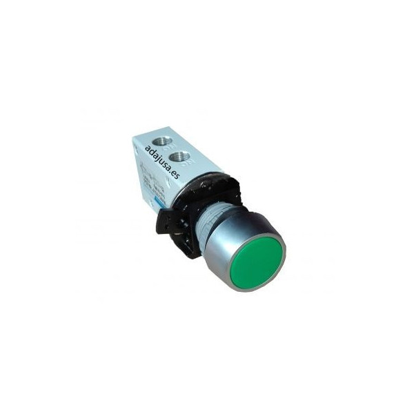 Bouton poussoir pneumatique vert avec Distributeur - Mindman