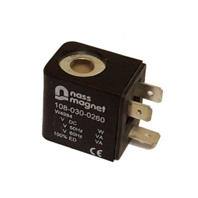 Bobine distributeur pneumatique commande électrique 24Vcc T22 diametre 9 - Mindman
