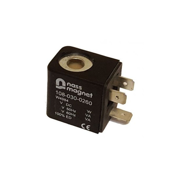 Bobine distributeur pneumatique commande électrique 24Vca T22 diametre 9 - Mindman