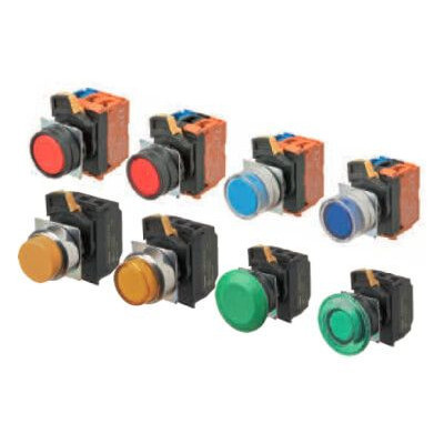Interrupteurs à bouton- poussoir de 22 mm universels omron maroc