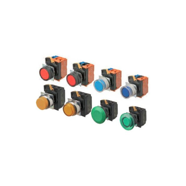 Interrupteurs à bouton- poussoir de 22 mm universels omron maroc