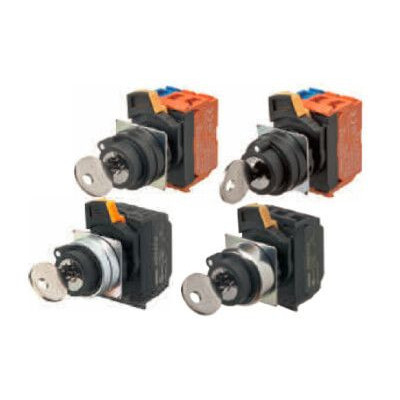 Interrupteur de sélection à clé de 22 mm de dia. avec options de cadran omron maroc