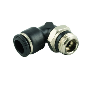 Raccord pneumatique enfichable coudé R 3/8-12 mm, IQS standard AIGNEP