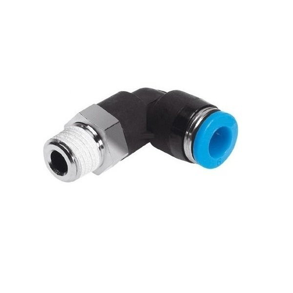 Raccord pneumatique enfichable coudé R 1/2-10 mm, IQS standard XCPC