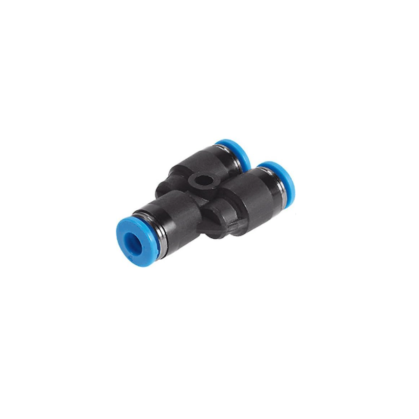 Raccord pneumatique enfichable en Y 10 mm-8 mm, IQS standard XCPC
