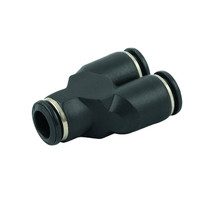Raccord pneumatique enfichable en Y 16 mm-16 mm, IQS standard AIGNEP