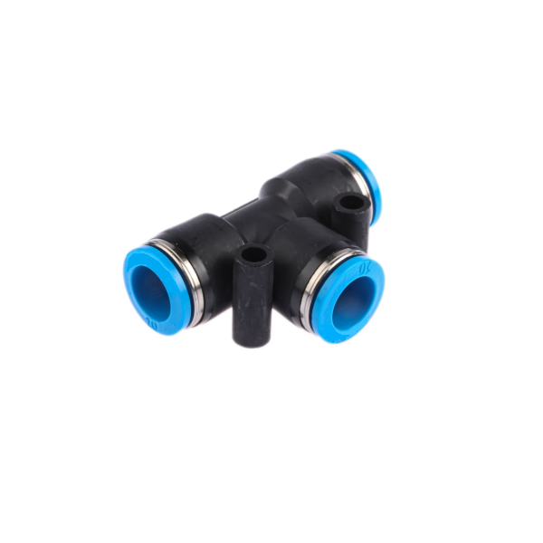 Raccord pneumatique enfichable en T 6 mm-4 mm, IQS standard XCPC