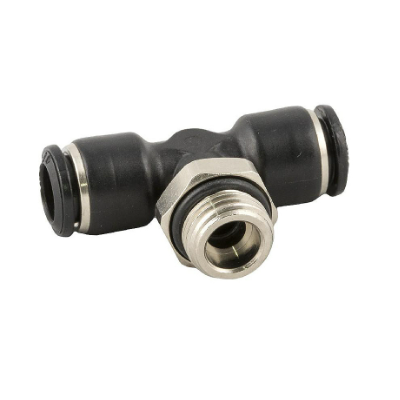 Raccord pneumatique enfichable en T G 3/8-14mm, IQS standard AIGNEP