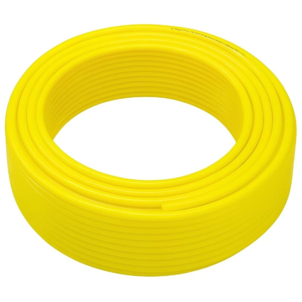 tuyau pneumatique flexible en polyuréthane 10 x 7 mm, jaune