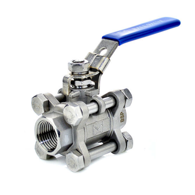 Vanne à boisseau sphérique en inox en 3 pièces G3/8 DN10