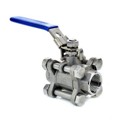 Vanne à boisseau sphérique en inox en 3 pièces G3/8 DN10