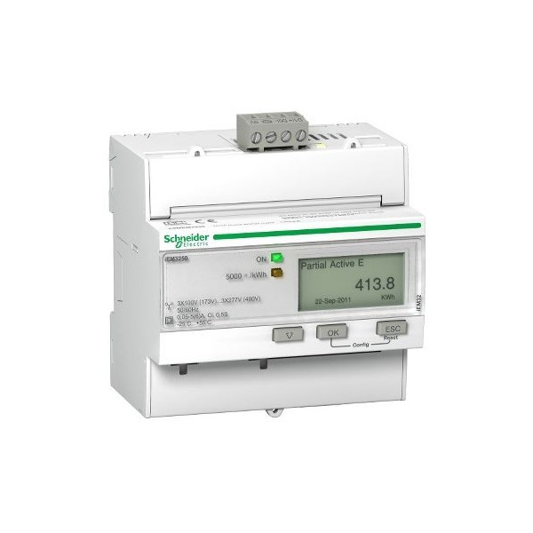 Compteurs d’énergie triphasés modulaires. schneider electric maroc prix casablanca