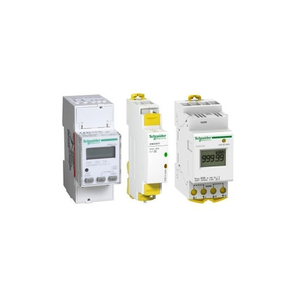 Compteurs d'énergie monophasés modulaires. schneider electric maroc prix casablanca