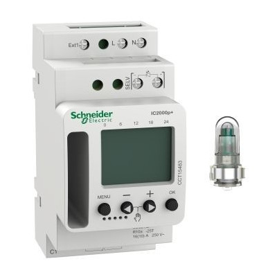 Interrupteurs crépusculaires modulaires IC100, IC2000, IC2000P+, IC100kp+, IC Astro. schneider electric maroc prix casablanca