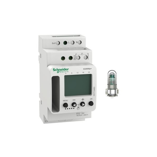 Interrupteurs crépusculaires modulaires IC100, IC2000, IC2000P+, IC100kp+, IC Astro. schneider electric maroc prix casablanca