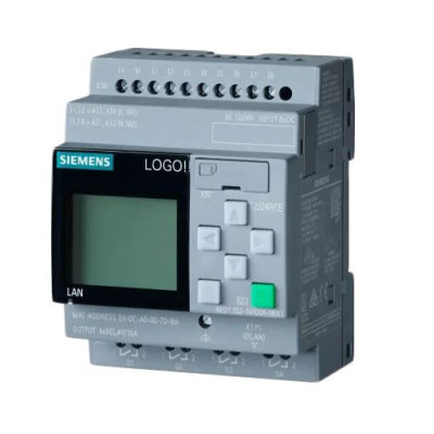 LOGO ! 24RCE, 8E 24V ca/cc, 4S relais, avec afficheur, Ethernet 6ED...