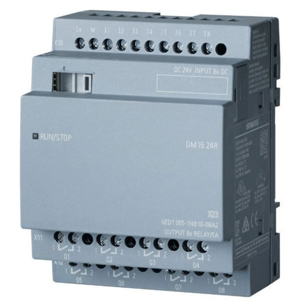 LOGO ! 12/24RCEo*, 8E 12/24V cc, 4S relais,sans afficheur, Ethernet