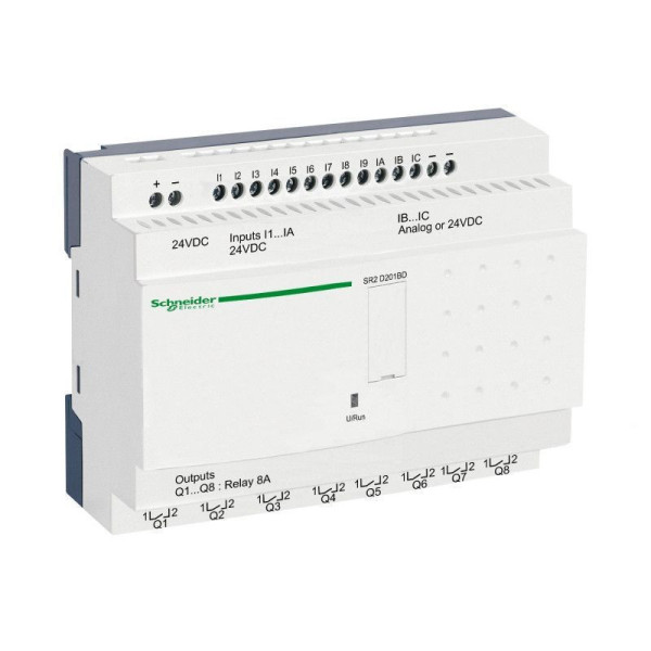SR2D201BD  Zelio Logic - 20 E/S 24Vcc - sans horloge sans afficheur