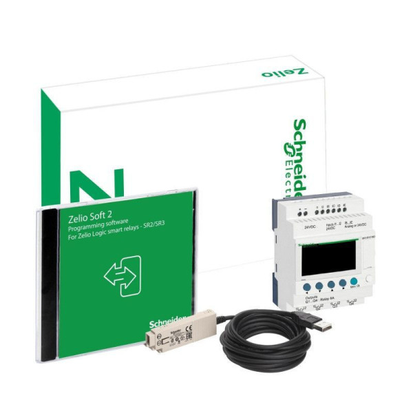 SR3PACKBD - Zelio Logic - pack découverte - 10 E/S extensibles - 24Vcc
