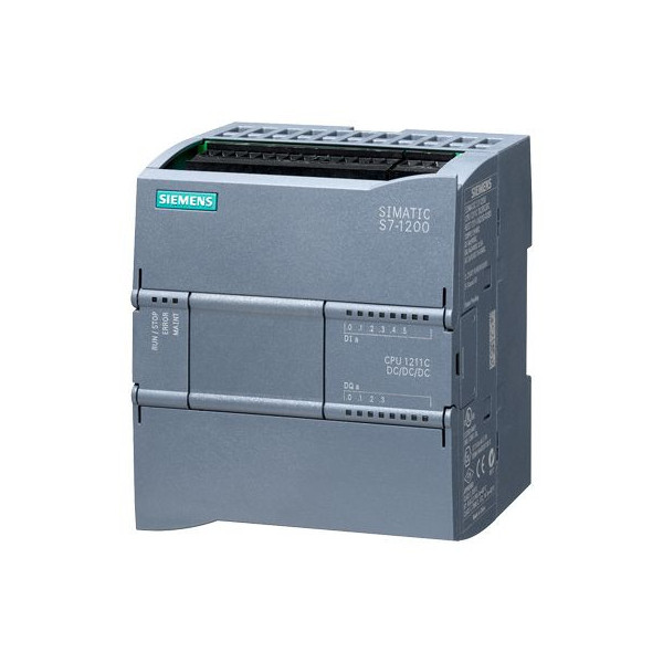 6ES7211-1AE40-0XB0 CPU 1211C  DC/DC/DC 24 V 6E/4S TOR – 2E ANA