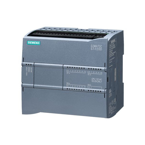 6ES7214-1HG40-0XB0 , CPU 1214C, DC/DC/RELAY, 24 V 14E/10S TOR – 2E ANA