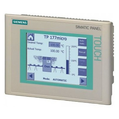 6AV6 640-0CA11-0AX1 Siemens TP177MICRO, Siemens PUPITRE TACTILE POUR Siemens S7-200, ECRAN STN MODE BLEU 5,7"