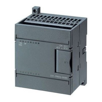6ES7231-7PB22-0XA0 Siemens S7-200, ENTREES ANALOGIQUE EM 231, 2EA, PT100/200/500/1000/ 10000, NI100/120/1000, CU10, resistance