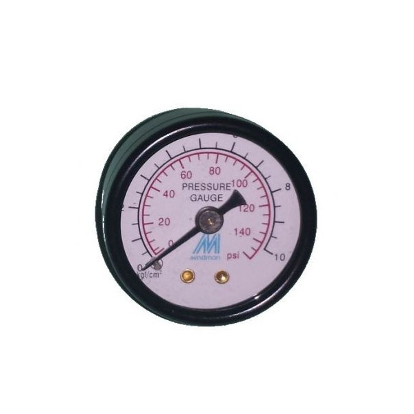 Manomètre diamétre 50 1/8 0-10 bar boîtier métallique