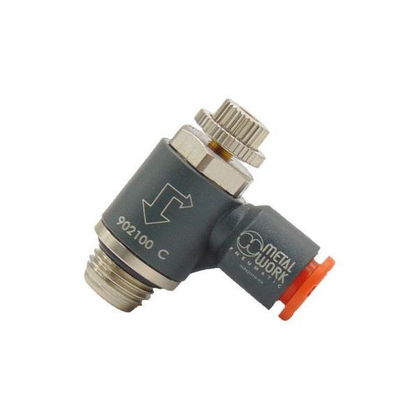 limiteur de débit M5 tuyau diamètre 6 pour vérin - Metal Work