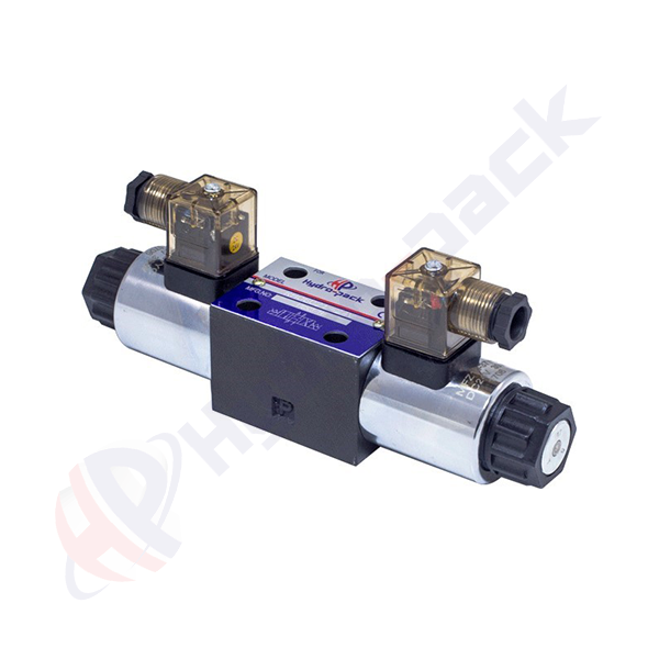 Distributeur hydraulique commande électrique double bobine NG6 (CETOP 3), RH06001 , 60 L/min, 110 V