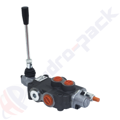 Distributeur hydraulique monobloc 80 litres, P80 , un tiroir , G 1/2" , tiroir central ouvert avec position flottante , P80 L13 